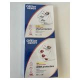 Office Depot 100 sheet protectors