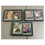 Set of 6 Framed Dukes of Hazard Cards