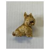 Trifari Scottish Terrier Pin