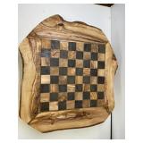 Olive Wooden Handcraft Chess Set