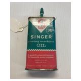 SINGER OIL CAN FULL