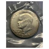 1971 Ike Silver Dollar UNC