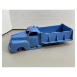 Vintage Marx Blue Plastic Dump Truck