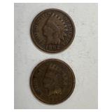 1890 & 1892 Indian Cents