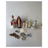 Religious Statues and Rosaries