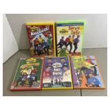 Lot of 5 Wiggles TV Show DVDs