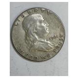 1961 Franklin Silver Half Dollar