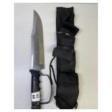 Tactical knife with sheath