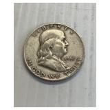 1951 D BU Franklin Silver Half Dollar