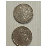 1888, 1897-O Morgan Silver Dollar Better Condition