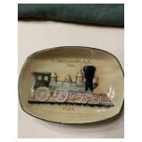 Pennsylvania RR Pennsbury Pottery Plate Tiger 1856