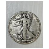 1937 Silver Walking Liberty Half Dollar