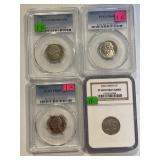 1971-S PCGS PR 68, 1976-S PCGS 68, 2000-S &