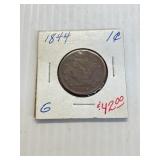 1844 Large Cent