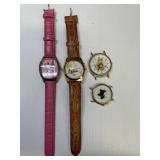 3 Watches Vintage Snoopy works winnie the pooh rar