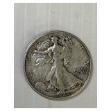 1942 S Walking Liberty Silver Half Dollar