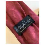 Tie holder and Maroon Tie Lilly Dache Paris Rome