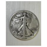 1941 Walking Liberty Silver Half Dollar