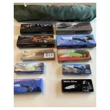 10 Different Sized pocket Knives W/boxes