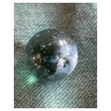 Light Black & White Shooter Marbles 3/4" Sprekled