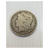 1901 O Morgan Silver Dollar