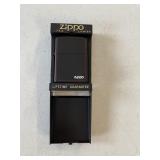 Zippo Lighter Black Matte Red Border