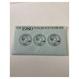1980 Susan B Anthony proof set D-P-S mints