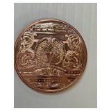Indian Chief One Ounce Copper Round
