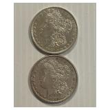 1881-O, 1884 Morgan Silver Dollar Better Condition