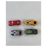 Lot of 4 Hot Wheels Die cast cars