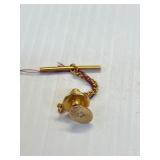 14k Tie Tack w/diamond