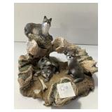 2nd Nature Collectibles-1990 Wolf Pups Litter Figu