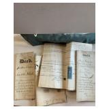 4 Old Deed Documents 1877, 1863, 1874, 1869
