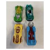 Lot of 4 Hot Wheels die cast cars