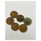 Lot of 57 Wheat Pennies teen