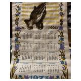 1973 Praying hands Calendar Towel Fertig product