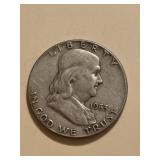 1953 Franklin Silver Half Dollar