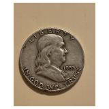 1953 DFranklin Silver Half Dollar