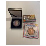 Painted Eisenhower 1976 painted 1976 quarter Ronal
