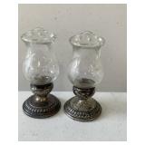 Quaker Silver Co. Salt and Pepper Shakers Marked S