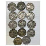 14 Silver War Nickels