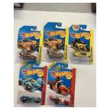 5 Hot Wheels