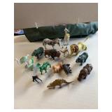 Bag Full of Plastic Animals