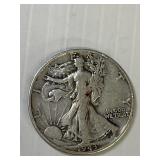 1943 S Walking Liberty Silver Half Dollar