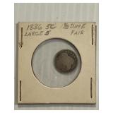 1836 Bust 1/2 Dime