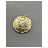 1923 Peace Silver Dollar