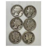 1916, 1916-S, 1918-D, 1919-S, 1931-D, 1931-S G/VF