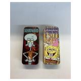 Lot of 2 Sponge Bob Watches in tin cases