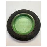 Goodrich Green Depression Adv Ashtray