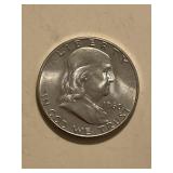 1960 Franklin Silver Half Dollar